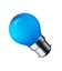 CARNI1.8 LED lampa - 1,8W, blå, 230V, B22