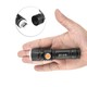 Kraftig LED ficklampa med zoom - Upp till 1000 lumen, USB ladding, svart