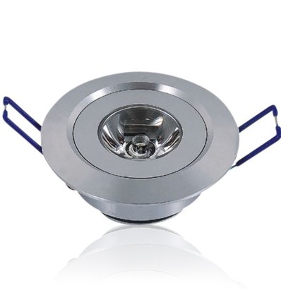 1,5W Ø5,2cm hiss-spotlight - Hål: Ø4,2 cm, Mått: Ø5,2 cm, 25° spridning, 2m sladd