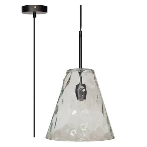 V-Tac modern pendellampa - Konisk glas, Ø27 cm, E27