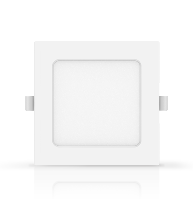 Outlet: EN: LED E6 BACK-LIT DOWN LIGHT 6W 3000K（Cutout：95mm-105mm）/SQUARE/Flush mounted