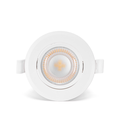 Outlet: EN: LED E6 DOWN LIGHT 5W 3000K ADJUSTABLE ANGLE（cutout：70-75mm）/COLOR BOX/3PCS