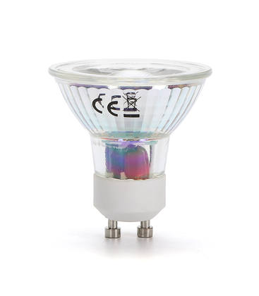 Outlet: EN: LED A5 GU10 COB 3W 3000K/GLASS