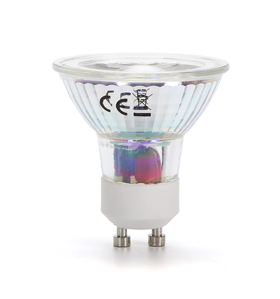 Outlet: EN: LED A5 GU10 COB 3W 3000K/GLASS