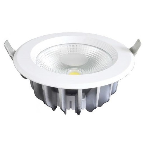 Outlet: V-Tac 10W LED downlight - Hål: Ø12 cm, Mål: Ø13.5 cm, 230V