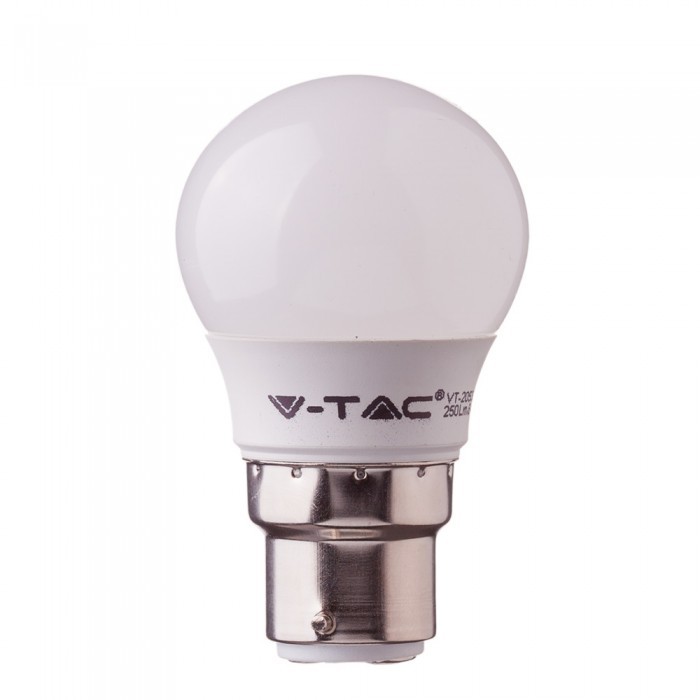 V Tac 5,5W LED lampa Samsung LED chip, G45, B22 V Tac 5,5W LED lampa Samsung LED chip, G45, B22