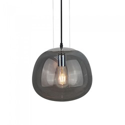 LED takpendel V-Tac glas pendellampa - gråfärgad, Ø30cm, E27