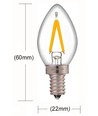 LEDlife 1W mini lampa - Dimbar, 230V, E14