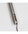 Troldtekt-skena 120 cm för LED-strips - Infälld, kan förlängas