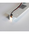 Troldtekt-skena 60 cm för LED-strips - Infälld, kan förlängas