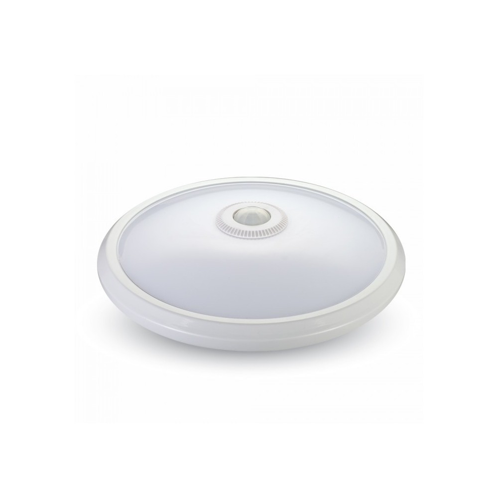 V Tac 12w Led Sensorarmatur Samsung Led Chip Pir Sensor Ip20 Inomhus 230v Inkl. Ljuskalla Dimbar : Inte Dimbar Kulör : Kall