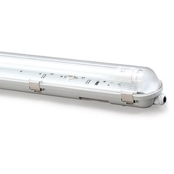 Utan LED - Lysrörsarmaturer Vento T8 LED armatur - Till 1x 120cm LED rör, IP65 vattentät, Trådbunden