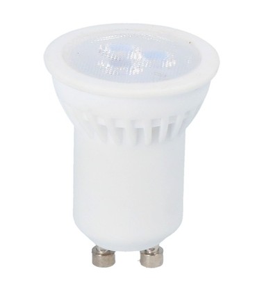 Mini 3W LED spotlight - Ø35mm, keramisk, 230V, mini GU10