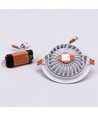 V-Tac 20W LED downlight - Hål: Ø14,5 cm, Mål: Ø17 cm, 3 cm hög, Samsung LED chip, 230V