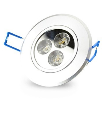 Outlet: 3W downlight - Hål: Ø6,6 cm, Mål: Ø8 cm, 4 cm hög, 24V