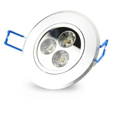 Outlet: 3W downlight - Hål: Ø6,6 cm, Mål: Ø8 cm, 4 cm hög, 24V