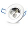 Outlet: 3W downlight - Hål: Ø6,6 cm, Mål: Ø8 cm, 4 cm hög, 24V