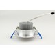 Outlet: 3W downlight - Hål: Ø6,6 cm, Mål: Ø8 cm, 4 cm hög, 24V