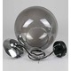V-Tac glas pendellampa - gråfärgad, Ø30cm, E27