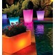 V-Tac RGB LED blomkruka lock- Uppladdningsbart, med fjärrkontroll, 28x28x29 cm
