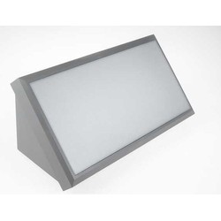 Outlet Outlet: V-Tac 20W LED vägglampa - Grå, IP65 utomhusbruk, 230V, inkl. ljuskälla