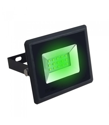 V-Tac 10W LED strålkastare - Arbetsarmatur, grön, utomhusbruk