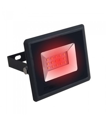 V-Tac 10W LED strålkastare - Arbetsarmatur, röd, utomhusbruk