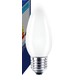 Frost E27 40W glödlampa - Traditionel lampa, 400lm, dimbar, B35