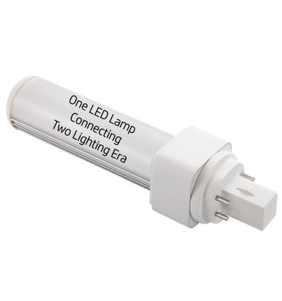 LEDlife G24Q-SMART5 5W LED lampa - HF Ballast kompatibel, DALI dimbar, 180°, Erstat 10W