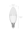 Outlet: EN: LED A5 C37 E14 7W 3000K