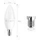 Outlet: EN: LED A5 C37 E14 7W 3000K