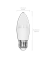 Outlet: EN: LED A5 C37 E27 7W 3000K