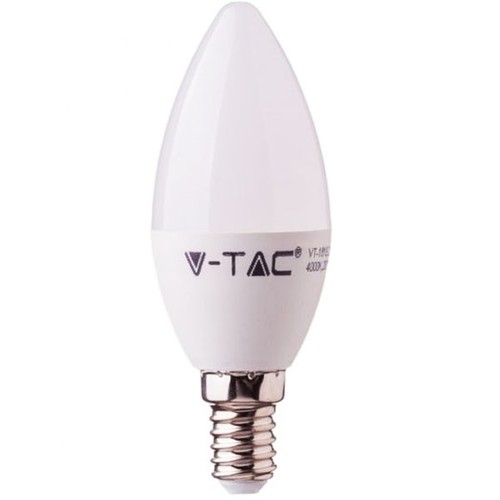 V-Tac 3W LED kronljus - B35, E14, 230V