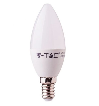 V-Tac 3W LED kronljus - B35, E14, 230V