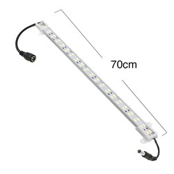 Enkeltfärgad LED strip 24V Trappa aluminium profil med LED strip - 70 cm, 4W, 24V, IP65, med kontakt