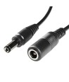 DC-Förlängningskabel - 3 m, 5V-24V, svart