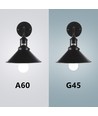 Outlet: EN: LED A5 A60 BIG ANGLE E27 9W 3000K