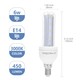 Outlet: EN: LED B5 T3 2U 6W E14 3000K