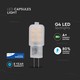 V-Tac 1,5W LED lampa - Samsung LED chip, 12V, G4