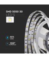 V-Tac 4,8W/m LED strip - 5m, IP20, 30 LED per. meter