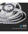 V-Tac 4,8W/m LED strip - 5m, IP20, 30 LED per. meter