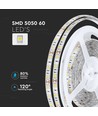 5m 11W/m stänkskyddad LED-strip - 12V DC, IP65, 60 LED per meter