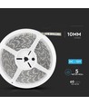 V-Tac 10,8W/m stänksäker LED strip - 5m, 60 LED per. meter