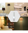 Outlet: EN: LED B5 T3 2U 8W E27 3000K