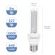 Outlet: EN: LED B5 T3 2U 8W E27 3000K