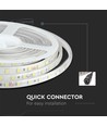 5m 9W/m stänksäker LED-strip - 24V DC, IP65, 60 LED per meter