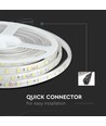 V-Tac 9W/m stänksäker LED strip - 5m, IP65, 24V, 60 LED per. meter