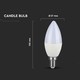 V-Tac 4W LED lampa - 320lm, 200 grader, E14