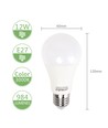 Outlet: EN: LED A5 A60 BIG ANGLE E27 12W 3000K