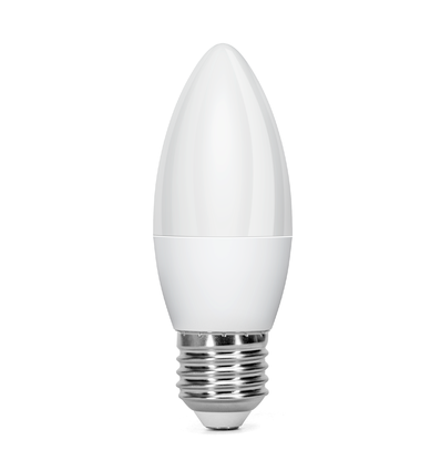 Outlet: EN: LED A5 C37 E27 4W 3000K